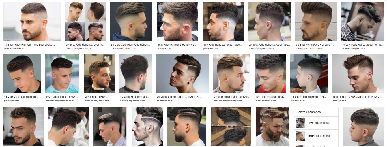Mens and Boys Hairstyles